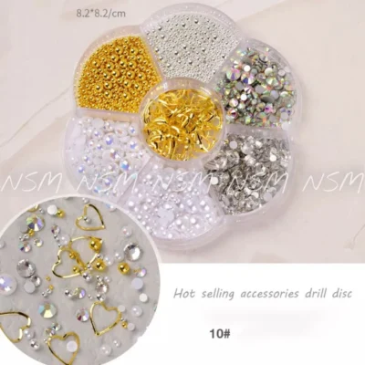 Mix Sized Nail Charms Wheel