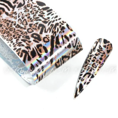 Holographic Laser Leopard And Animal Print Transfer Foil Box