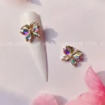 Ab Aurora Butterfly Nail Charms Pack Of 2 Piece
