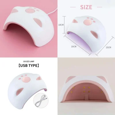 Cat Design 60w Led Nail Uv Lamp/ Usb Curing Uv Lamp