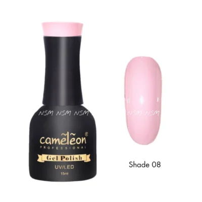 Cameleon Baby Pink Shade Gel Polish No. 08 (15ml)