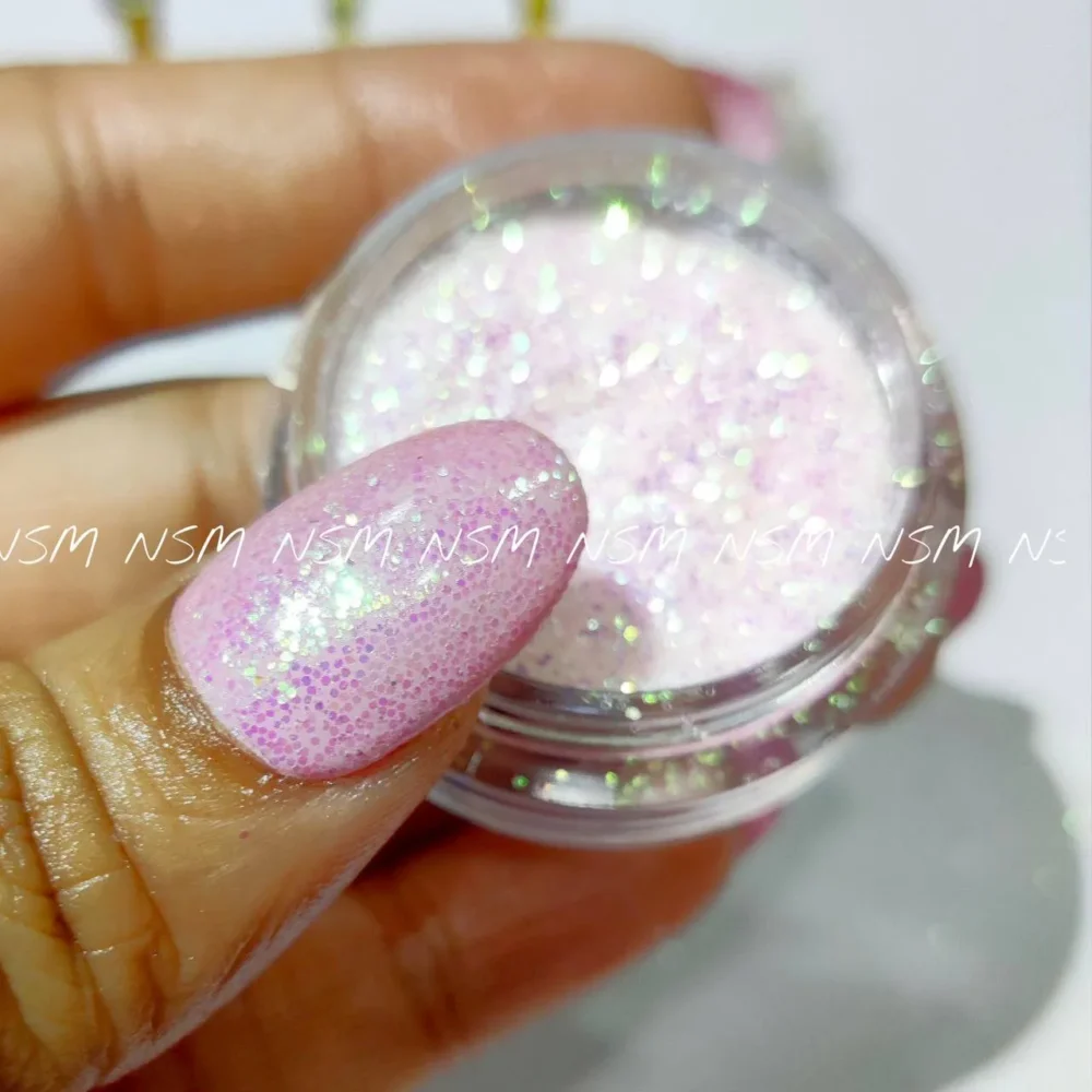 Iridescent Nail Glitter Jar (3gm)