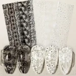 Lace Print Transfer Foil Box (random Prints)