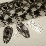 Lace Print Transfer Foil Box (random Prints)