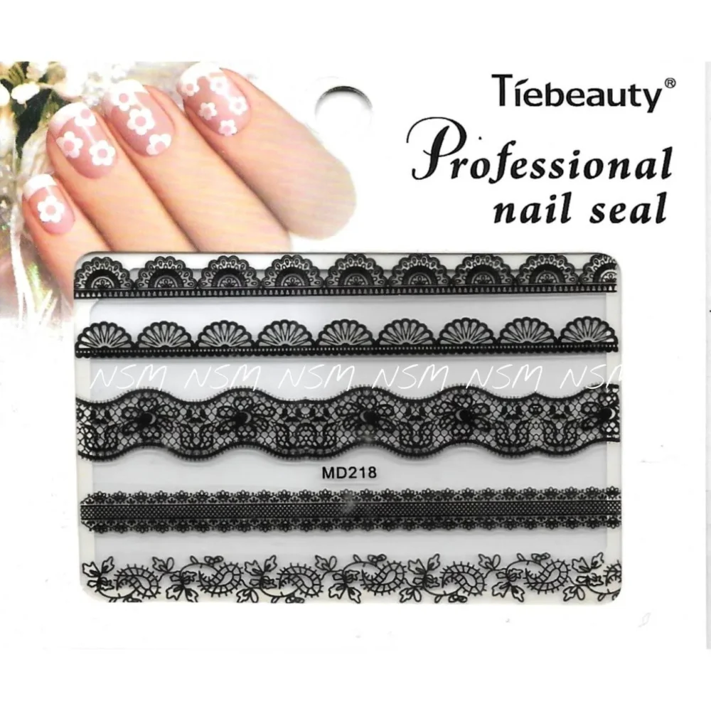 Lace Print Transparent Base Sticker Sheets