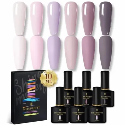 Born Pretty Lavender Whisper Series Gel Polish (set 6 Colors 10ml)