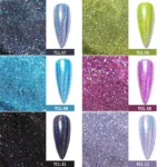 Magic Laser Holographic Nail Glitter Powder (set Of 12 Colors)