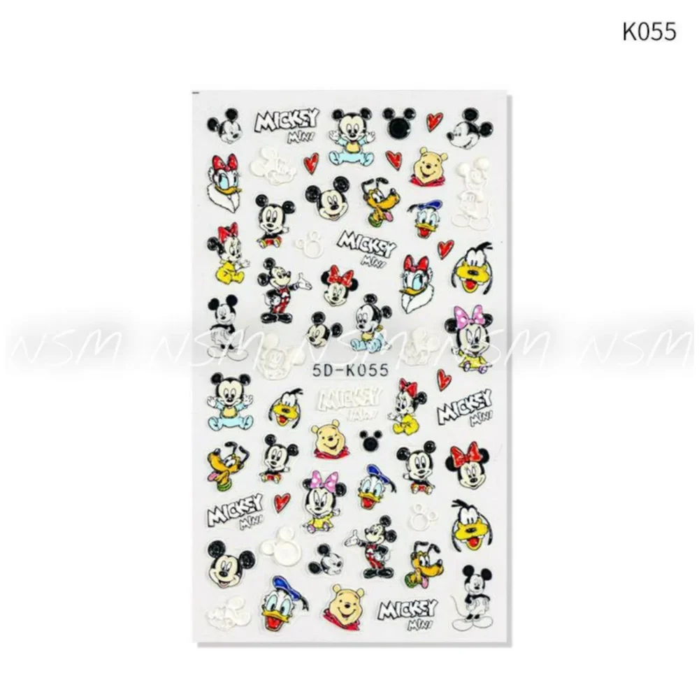 Mickey Minnie Disney 5d Sticker Sheets (5d - K055)