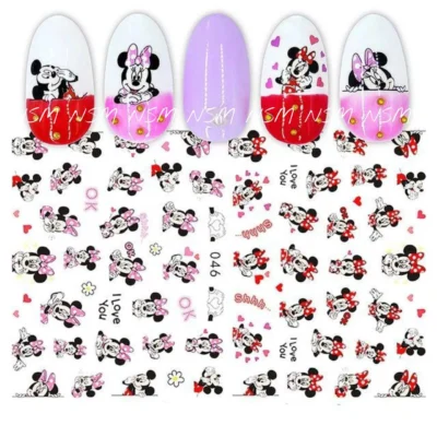 Minnie Mouse Sticker Sheet (046)