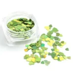 Mix Size Heart Shaped Mylars Jar (set Of 12 Colors)