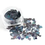 Mix Size Heart Shaped Mylars Jar (set Of 12 Colors)