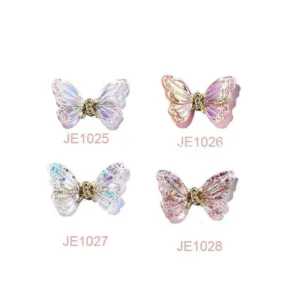 Moving Butterfly Nail Charms (Set Of 2 Pcs)