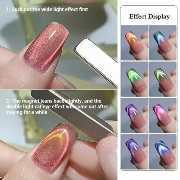 Nail Art Cat Eyes Rectangle Magnet