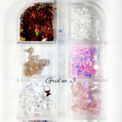 Nail Art Charms Accessories And Mylars Mix Grid 02