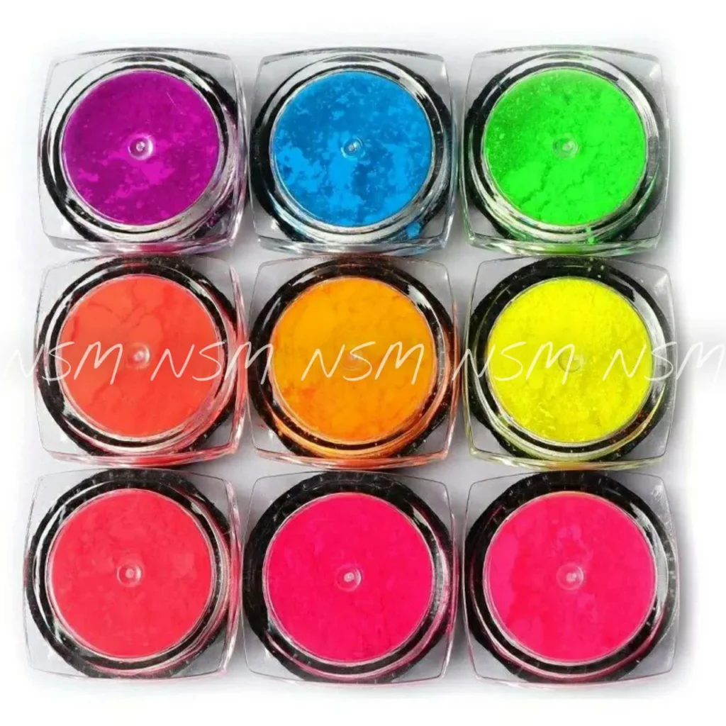 Neon Pigments (set Of 9 Random Colors)