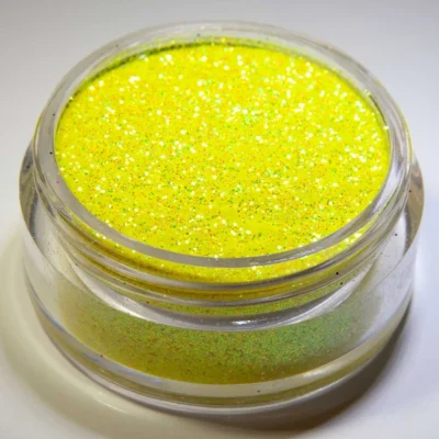 Neon Yellow Dry Glitter Powder
