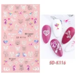 Origami Inspired 5D Stickers Sheet (5D-K116)