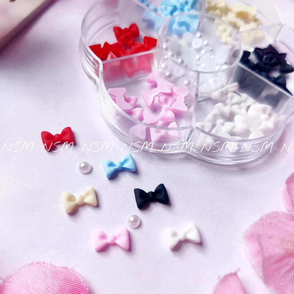 Pastel Bows And Pearl Charms Wheel Box