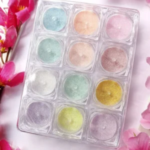 Pastel Sugar Glitter Powder (Set Of 12) (1)
