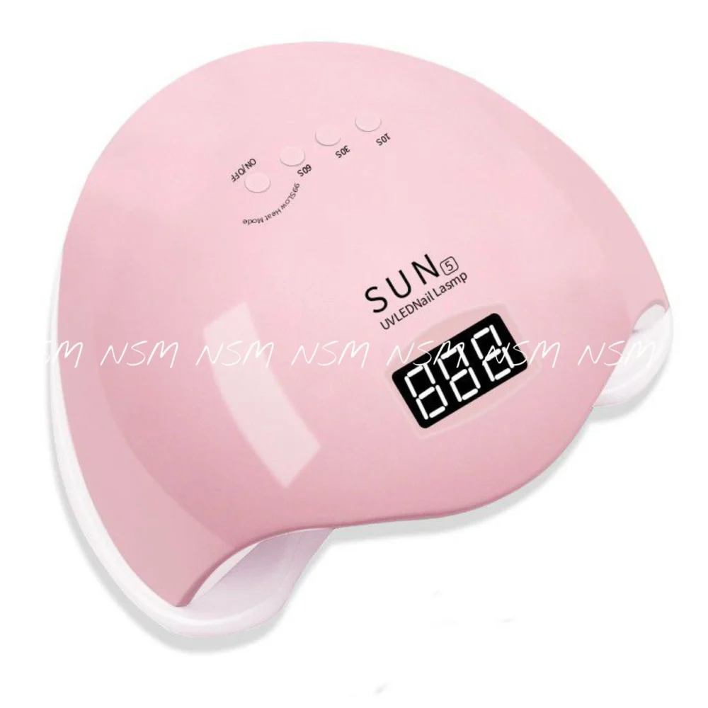 Pink Sun5 Uv Led Lamp With Infrared Sensor And Detachable Tray 48w