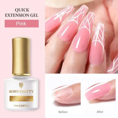 Born Pretty Quick Extension Gel (7ml) - Pink
