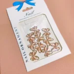 Rose Gold Butterfly Nail Charms