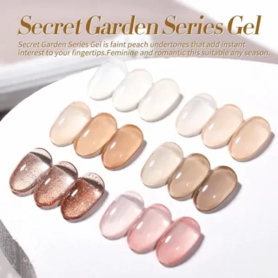 Born Pretty Secret Garden Series Gel Polish (set Of 6 Colors 10ml)