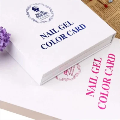 Shade Card Or Gel Color Display Book (120 Tips)