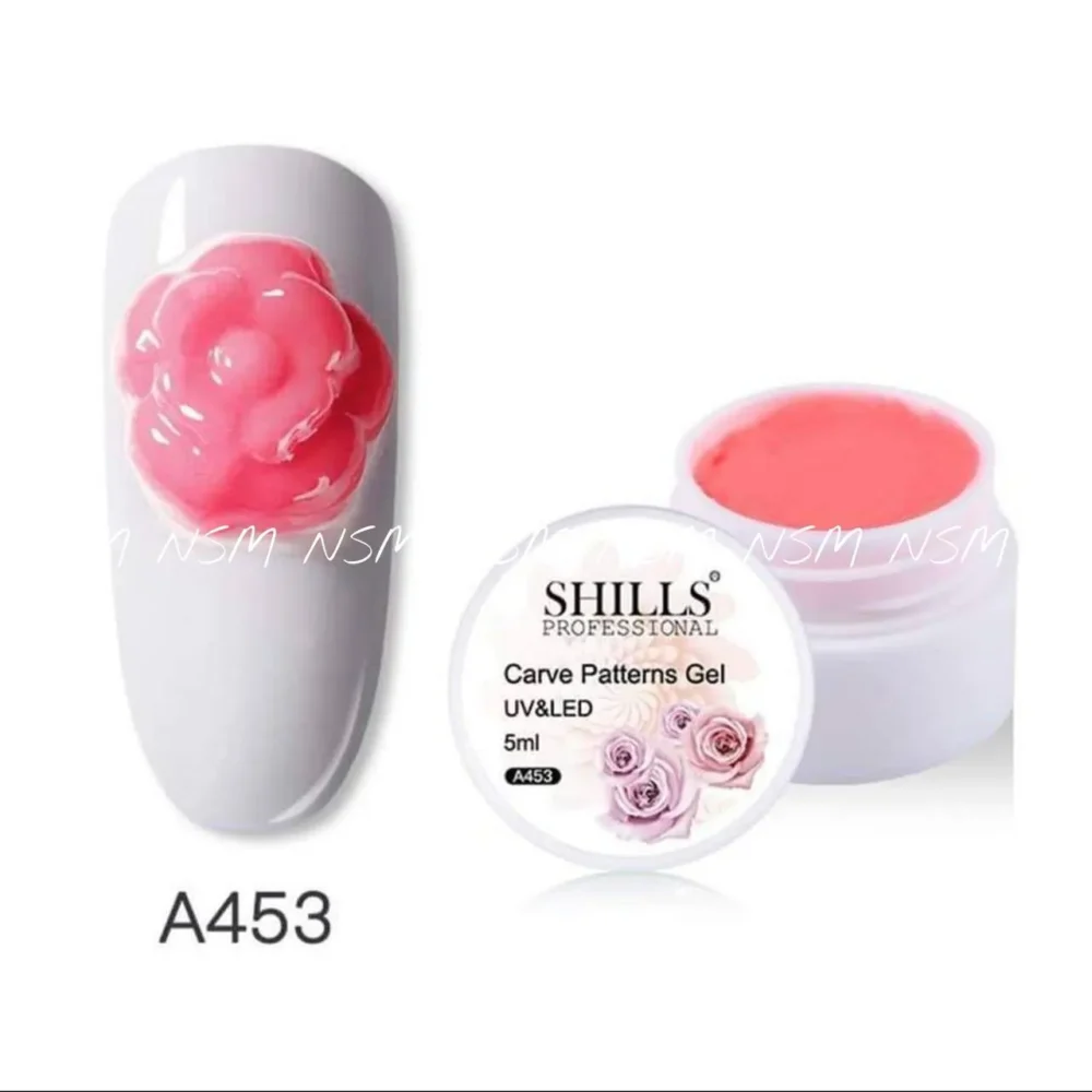 Shills Professional Pink Carving Gel A453 (5ml)