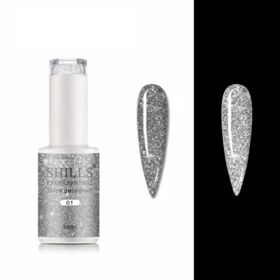Shills Professional Silver Reflective Gel Polish (15ml)
