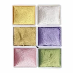 Shimmer Solid Watercolor (set Of 6/12 Colors)
