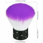 Short Puffy Dusting Brush (random Color)