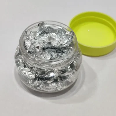 Silver Foil Flakes Jar (1gm)