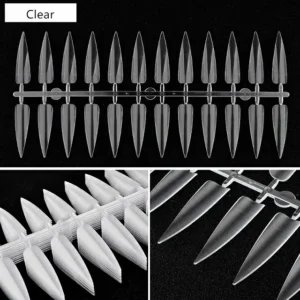 Stilleto Shape Practice Nail Tips (240 Pcs)