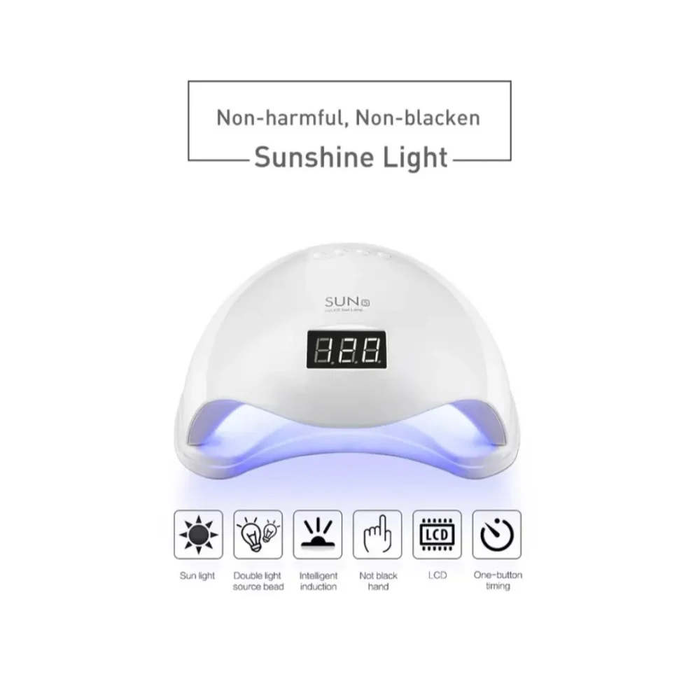 Sun5 Uv Led Lamp (with Infrared Sensor And Detachable Tray) (white 48w)