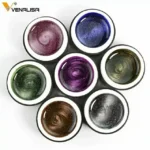 Venalisa Glitter Laser Cat Eye Gel Pots (set Of 12)