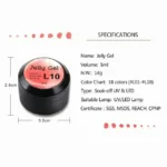 Venalisa Jelly Gel Pots (set Of 18)