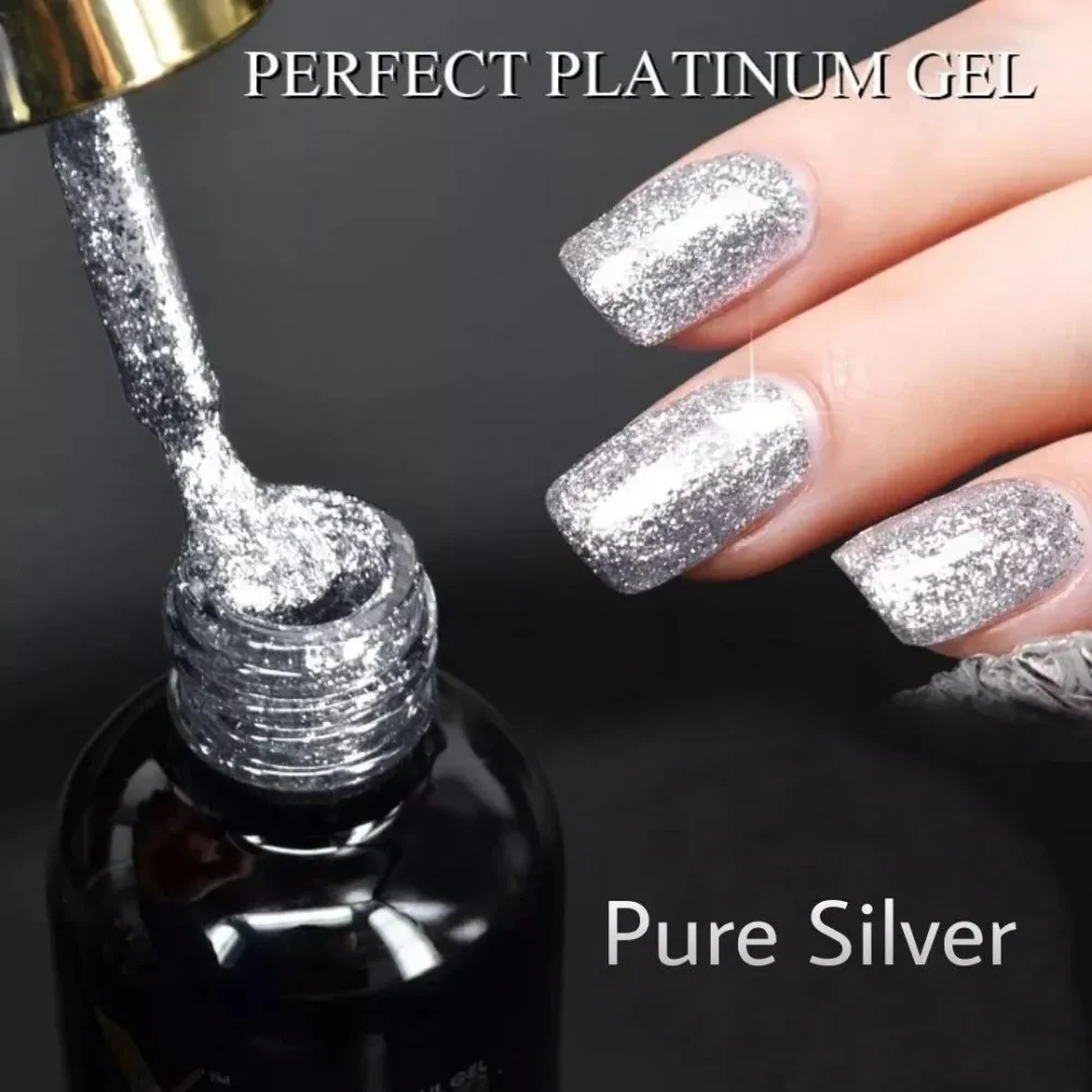 Venalisa Platinum Series Pure Silver Gel Polish (12ml)