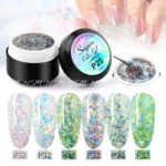 Venalisa Sequin Gel Pots (set Of 12)