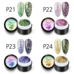 Venalisa Sequin Gel Pots (set Of 12)