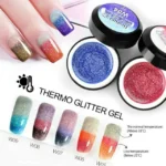 Venalisa Thermo Glitter Gel Pots (set Of 12)