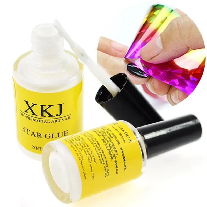 5g Nail Art Rhinestone Gel Glue Super Sticky Adhesive UV Gel Nail Polish  Glue US | eBay