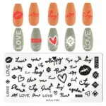 Love, Hearts And Texts, Valentine's Special Stamping Plate