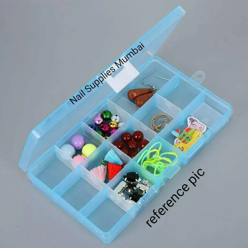 Buy MISHRIT Nail Art Storage Case Jewelry Storage Box with Lid Rings  Earrings Necklace (multi color,pack of 1) Online at Best Prices in India -  JioMart.