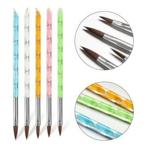 Acrylic Brush (set Of 5)