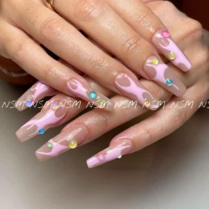 Aurora Mermaid Colorful Waterdrop Rhinestone Sheets