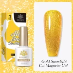 Born Pretty Gold Snowlight Cat Magnetic Gel Polish (10ml)