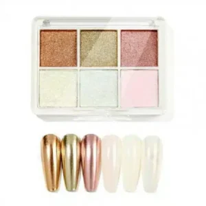 Born Pretty 6 In 1 Chrome Palette
