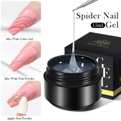 Born Pretty Clear Spider Nail Gel (15ml)