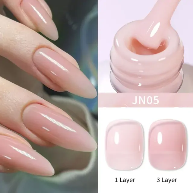 BORN PRETTY 5g Solid Nail Tips Gel Clear Nude Pink Soak Off UV LED Nail Art  Gel Varnish Function Gel